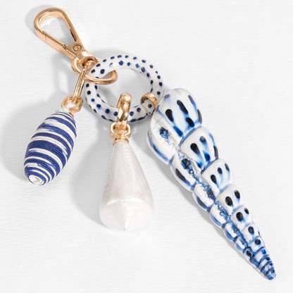 Spe-shell Beaded Bag Charm