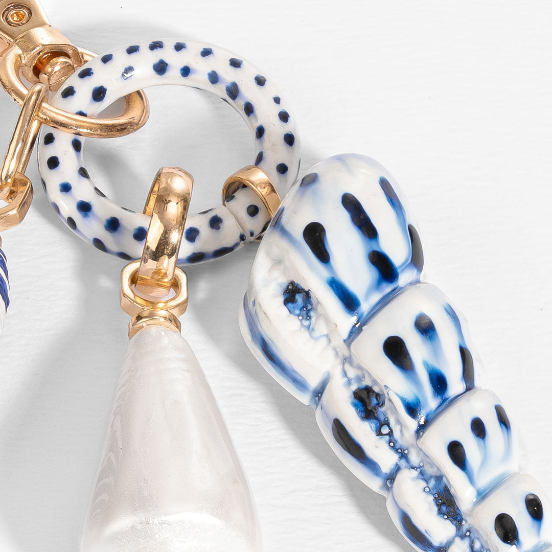 Spe-shell Beaded Bag Charm