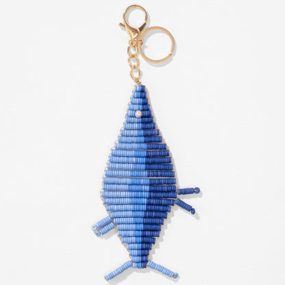 Blue Fish Bag Charm