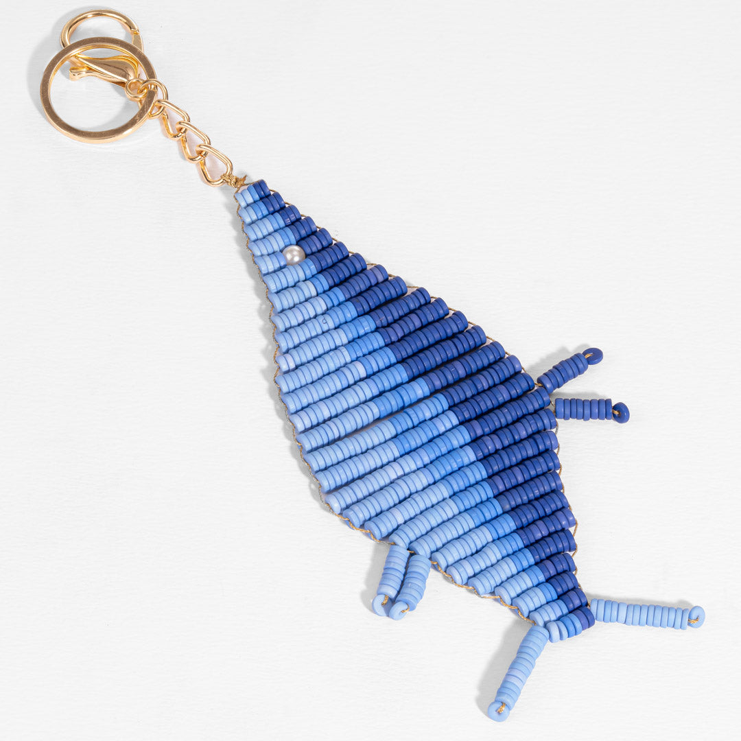 Blue Fish Bag Charm