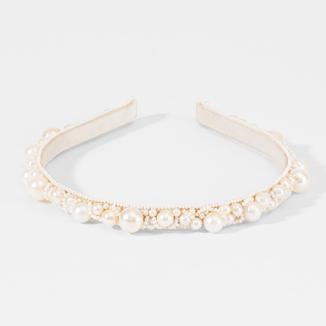 Pearl Cluster Hairband