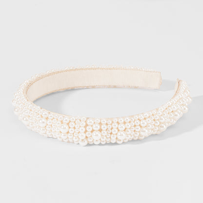 Pearl Cluster Broad Hairband