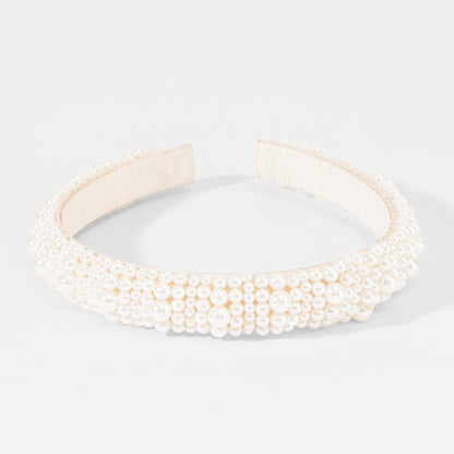 Pearl Cluster Broad Hairband