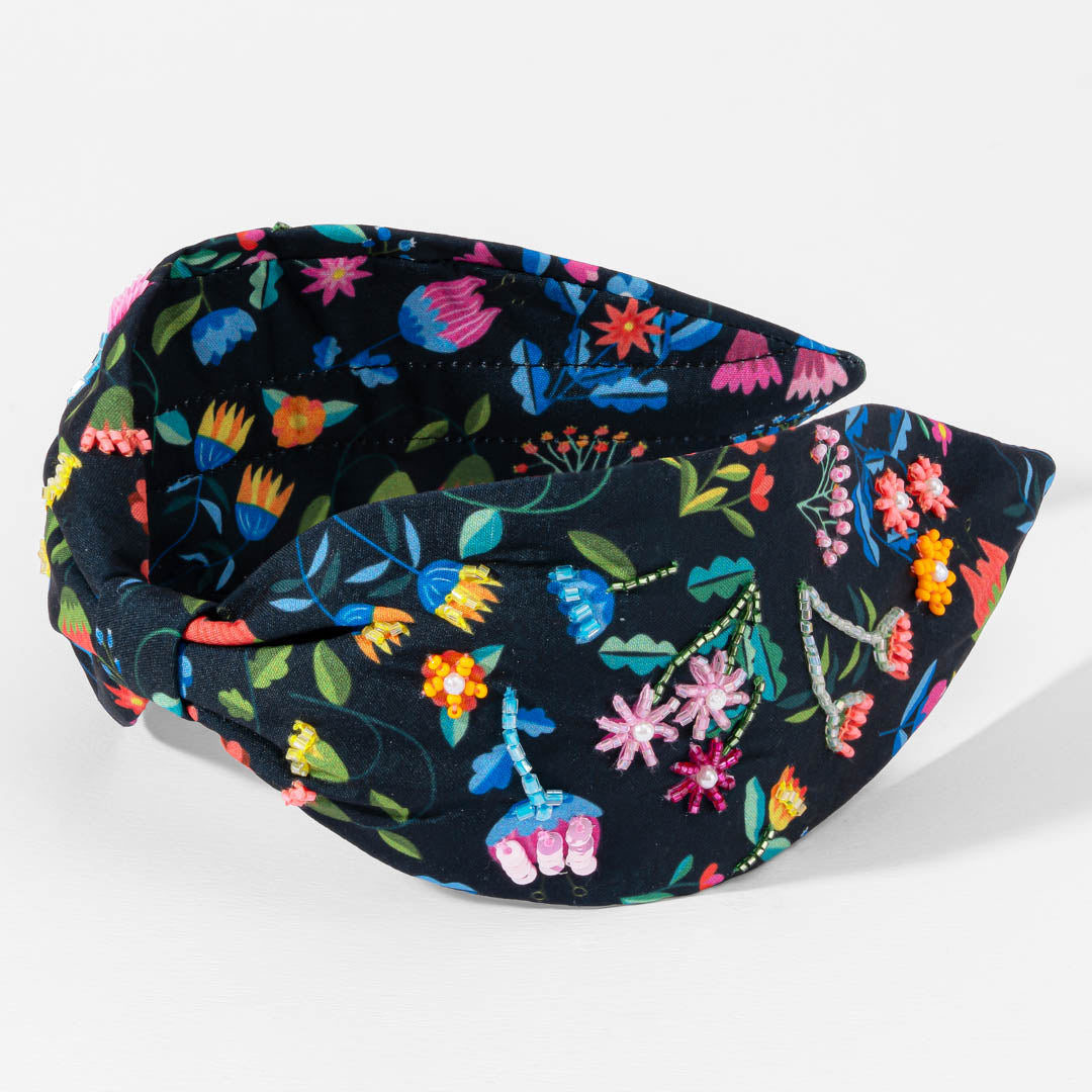 Enchanted Flora Knotted Headband