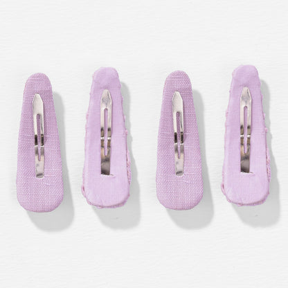 Lilac Dream Hair Clips - Set of 4