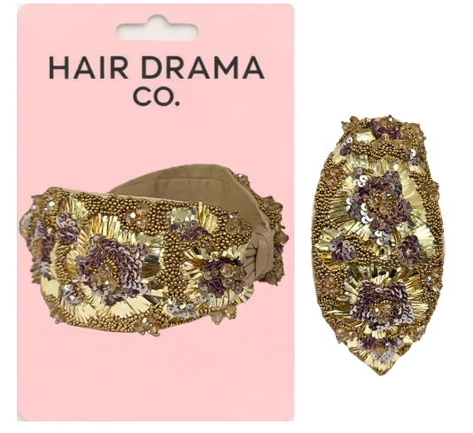 Regal Rosette Embellished Headband