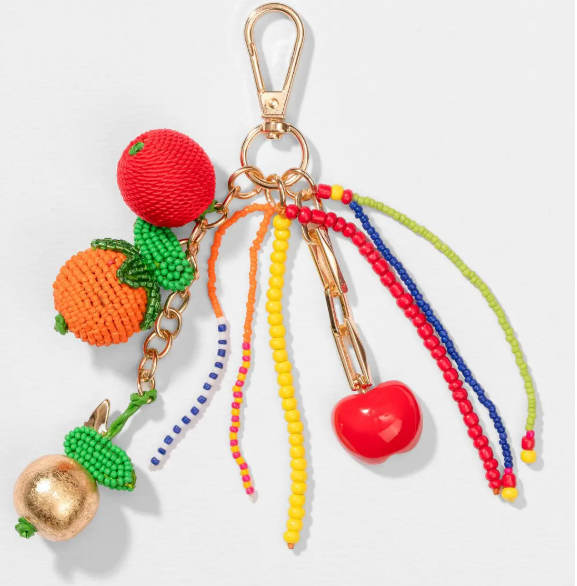 Multicolor Tassel & Pom-Pom Charm