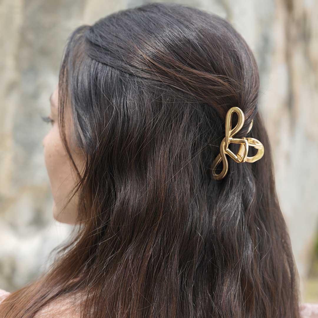 Isla Claw Clip - Gold