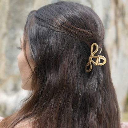Isla Claw Clip - Gold
