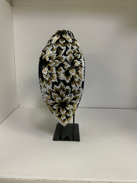 Noir Luxe Flora Knotted Headband