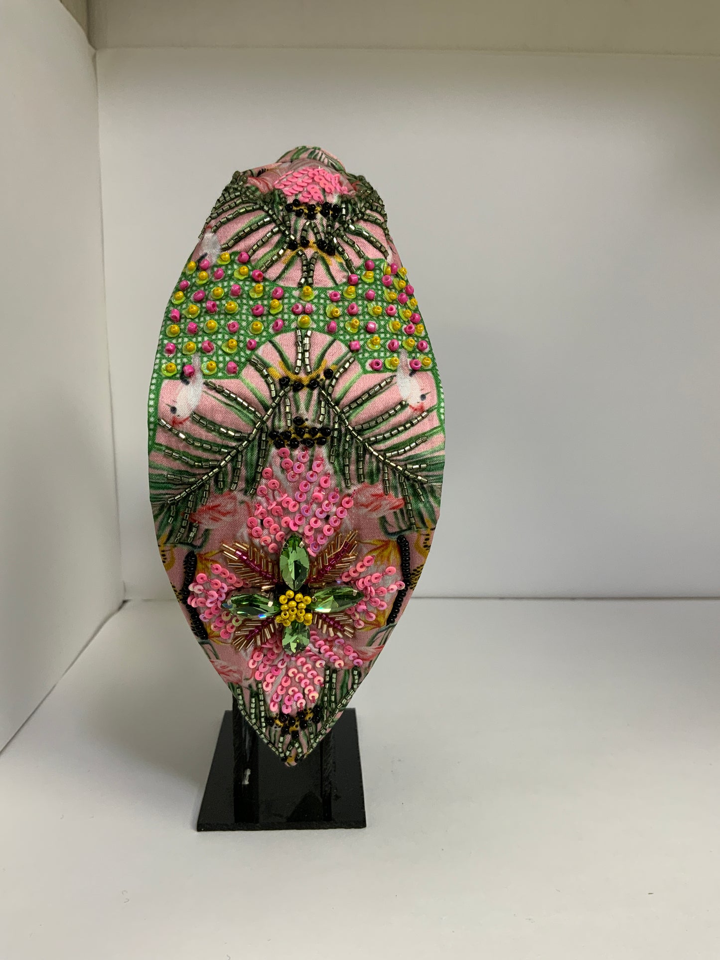 Garden of Eden Embellished Knotted Headband