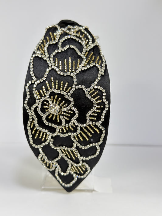 Shadow Bloom Knotted Headband