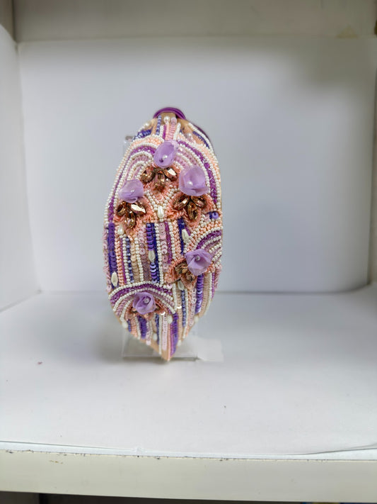 Viola Embellished Knotted Headband