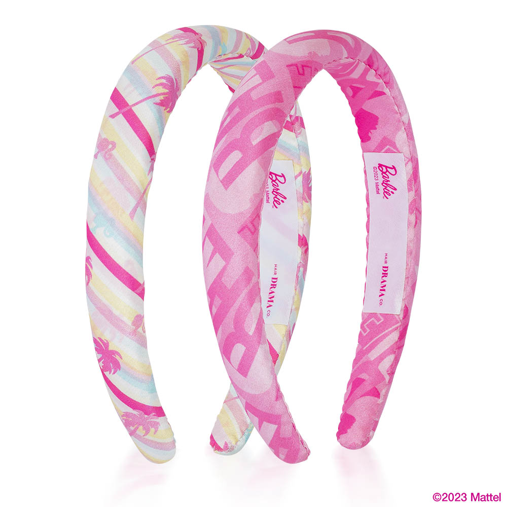 Conjunto de oferta Barbie Malibu com 2 fitas de cabelo abalonadas