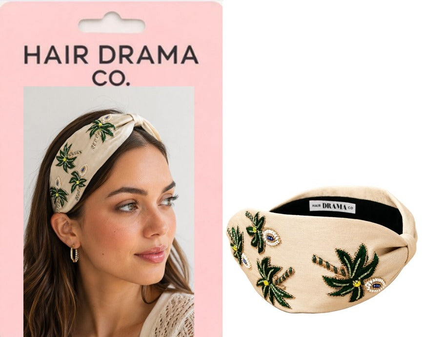 Coconut Charm Beaded Headband