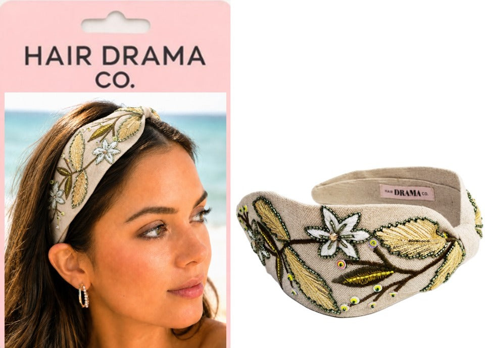 Garden Whispers Beaded Headband