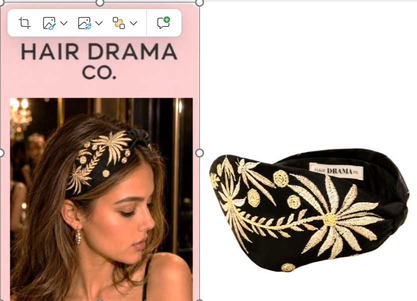 After Dark Embroidered Headband