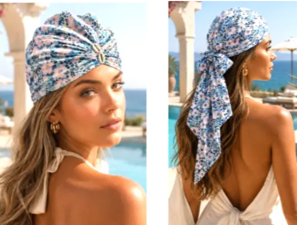 Floral Turban Headwrap