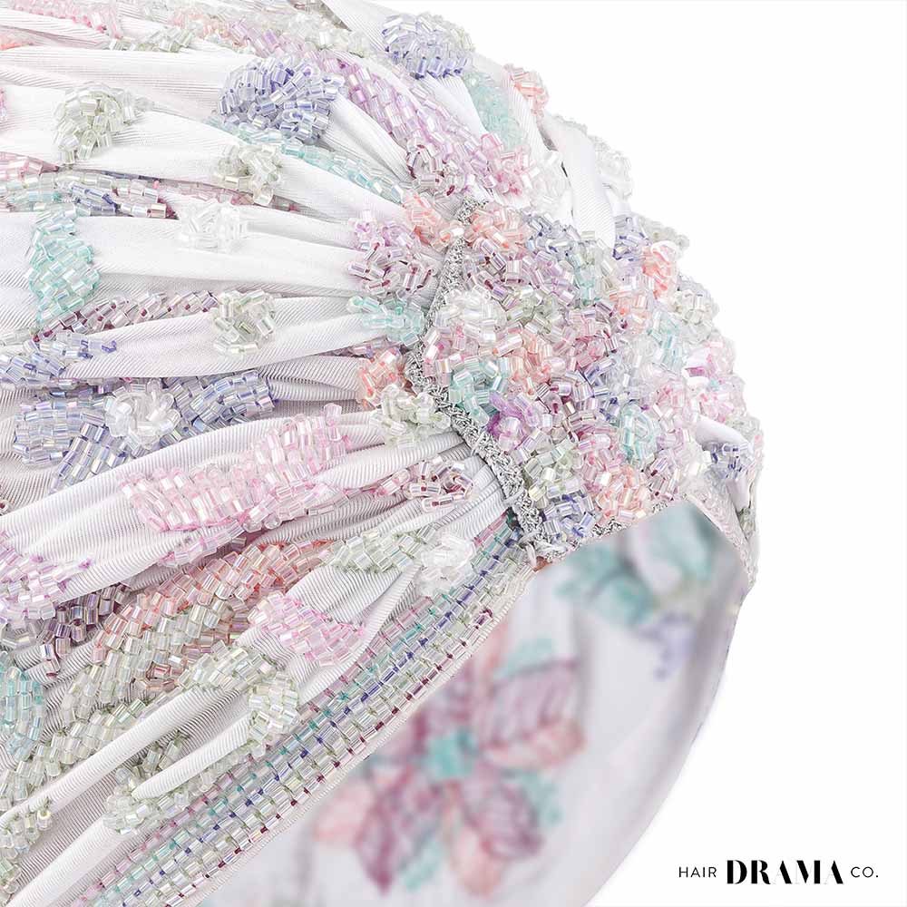 Floral Embellished Turban - Multi