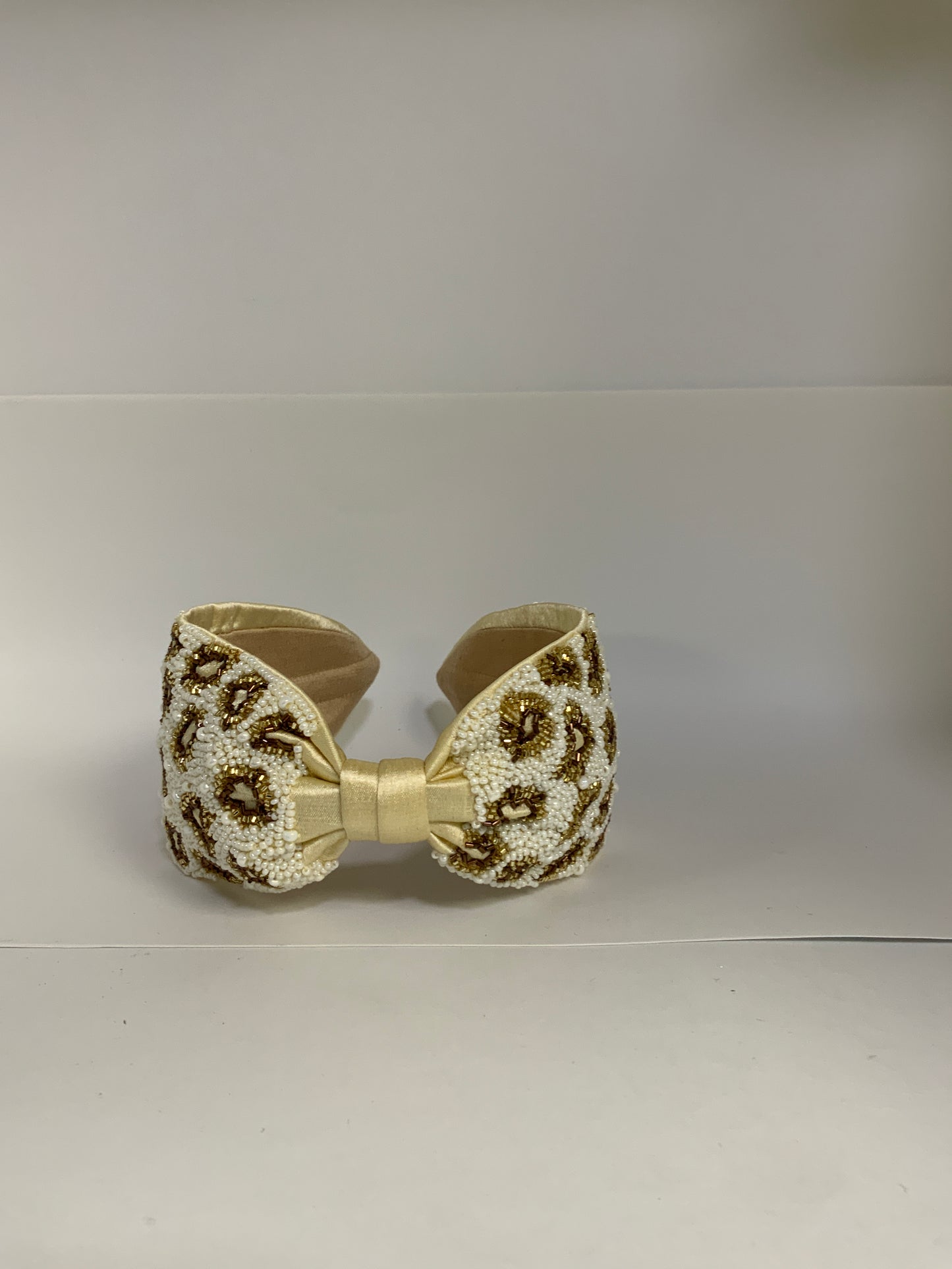 Beaded Leopard Knotted Headband