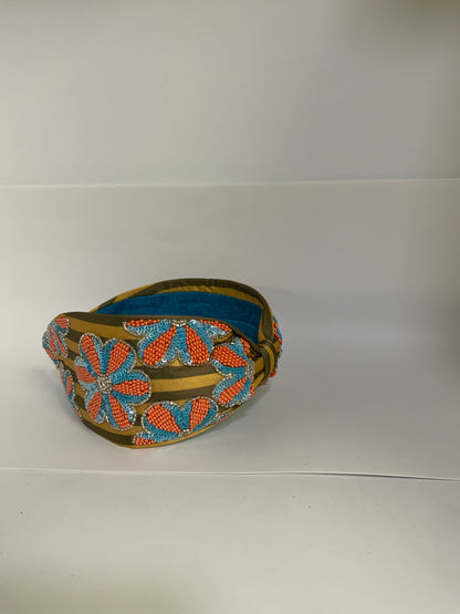 Verdant Fleur Knotted Headband