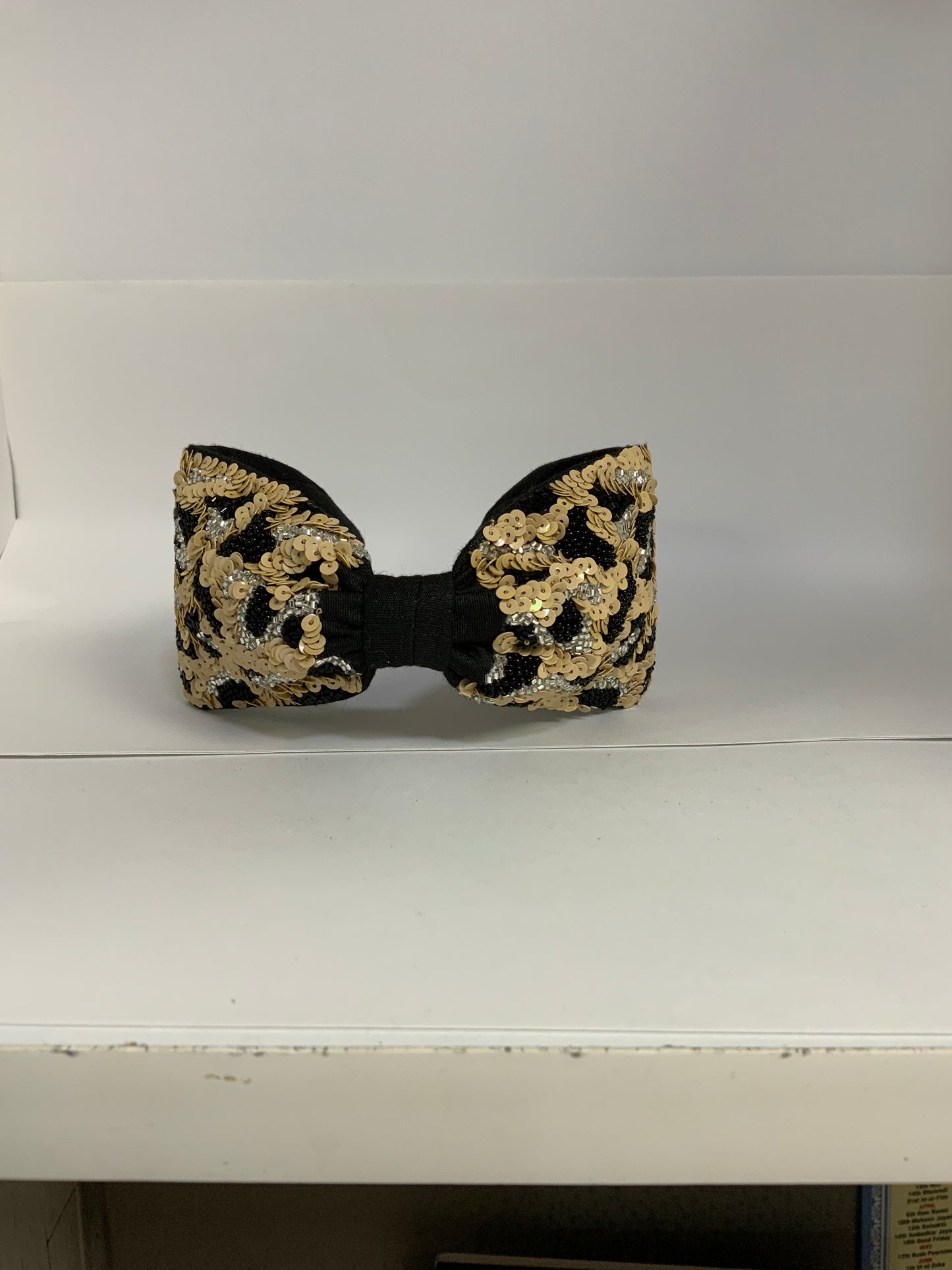 Sequin Leopard Knot Headband